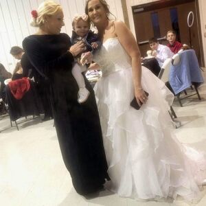 Elegant Black Velvet Gown